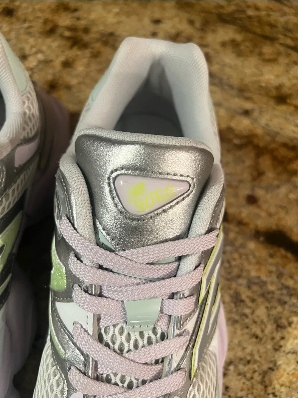 New Balance Women's Pastel Mesh Sneakers - Gray, Mint & Lavender Unisex